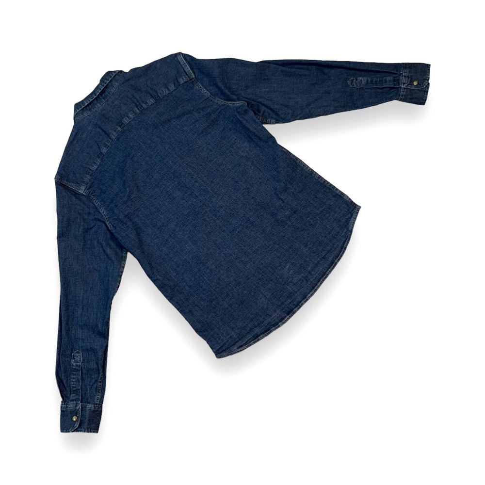 Vintage Y2k Wrangler Mens Snap Button Denim Butto… - image 6